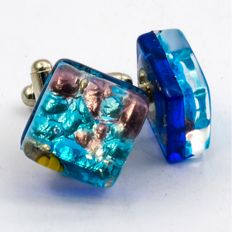 Gemelli con supporto metallico di colore argento Gemelli con supporto metallico di colore argento