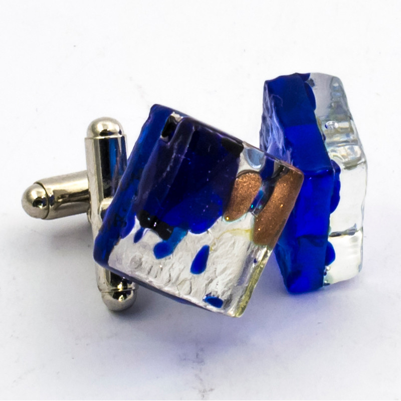 Gemelli con supporto metallico di colore argento Gemelli con supporto metallico di colore argento