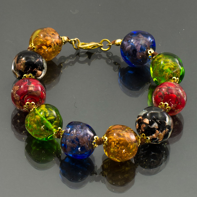 Bracciale sommerso multicolor