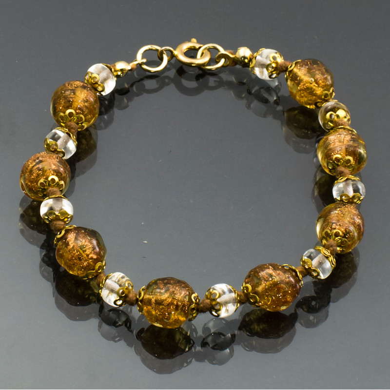 Bracciale sommerso piccolo cognac Bracciale sommerso piccolo cognac