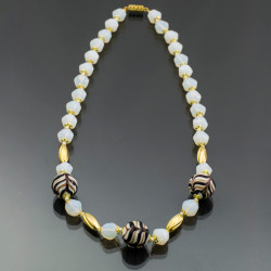 tre tonde striata bianco