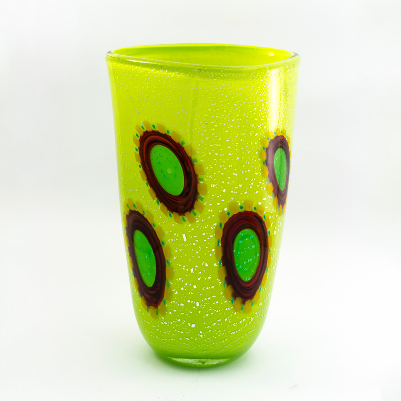 Vaso girasoli verde